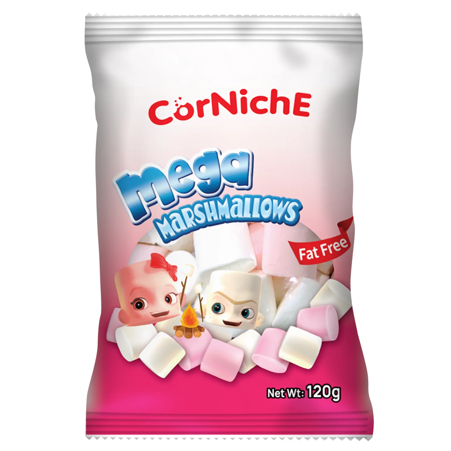 CorNiche Mega Marshmallows Fat Free 120gr