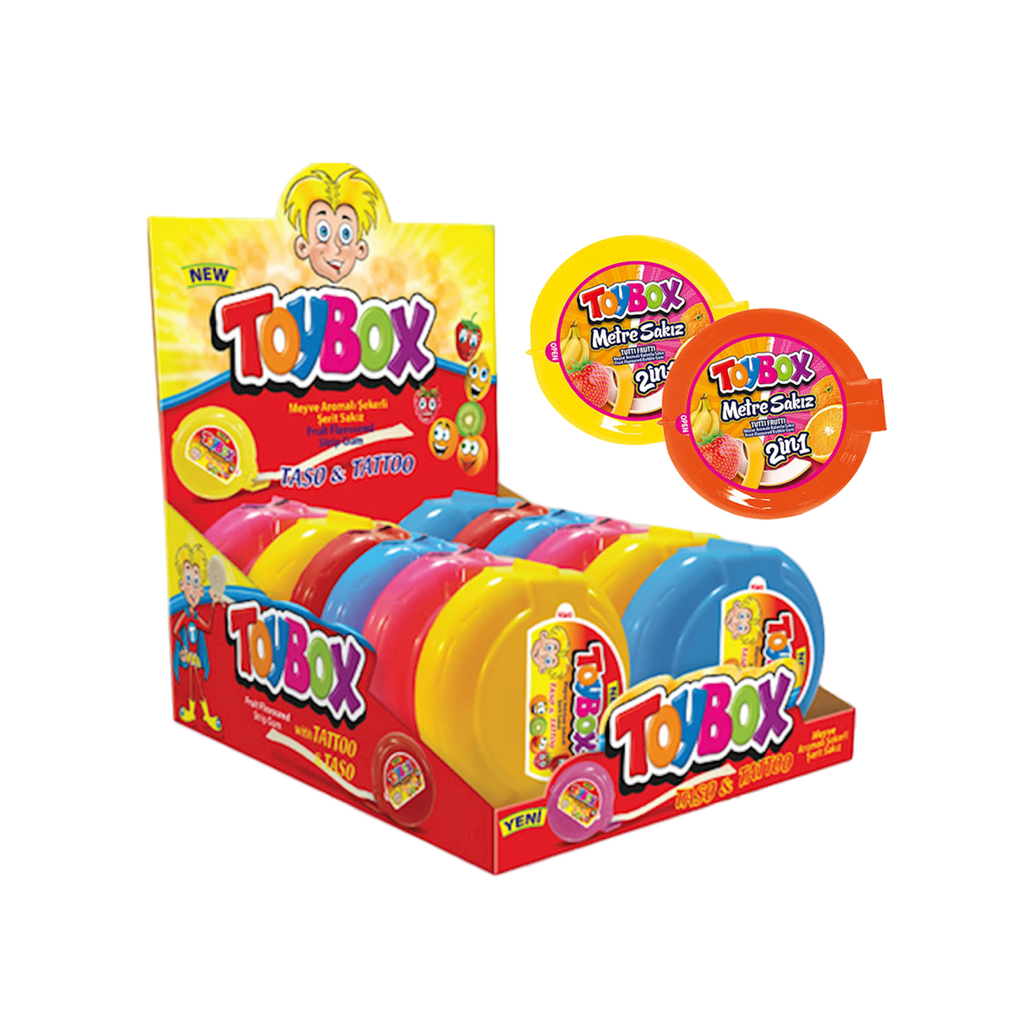 Toybox Strip Gum 35 g