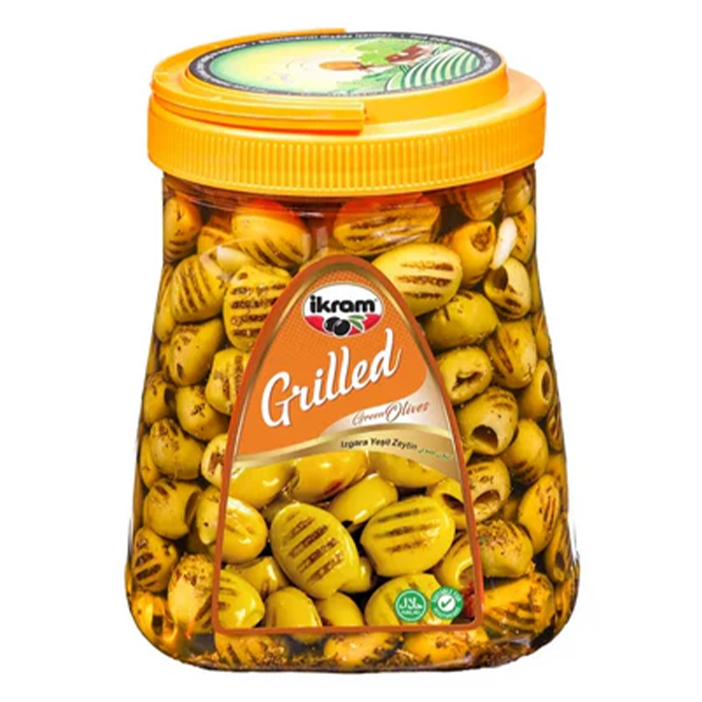 Ikram Green Grilled Olives 600 gr