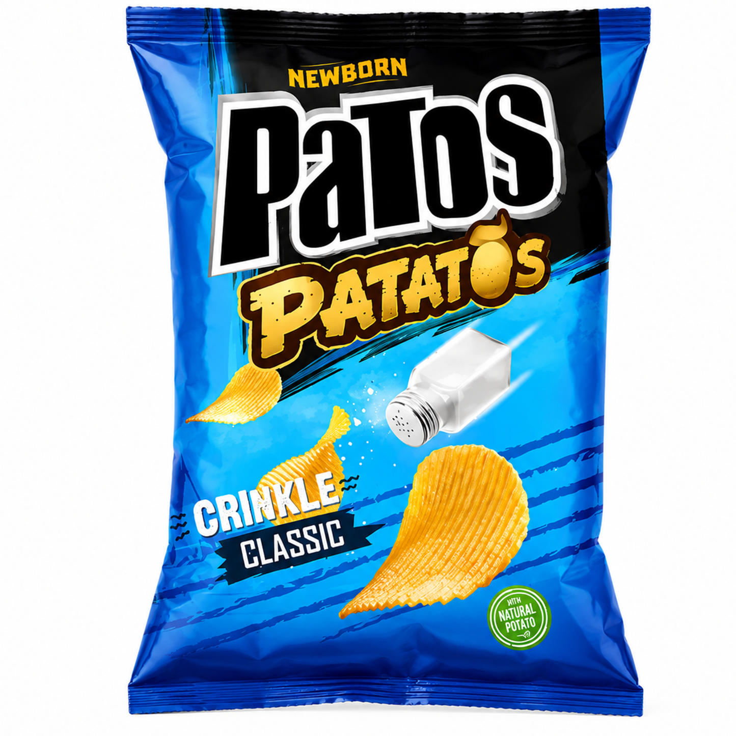 Patos Crinkle Classic Chips 100 g