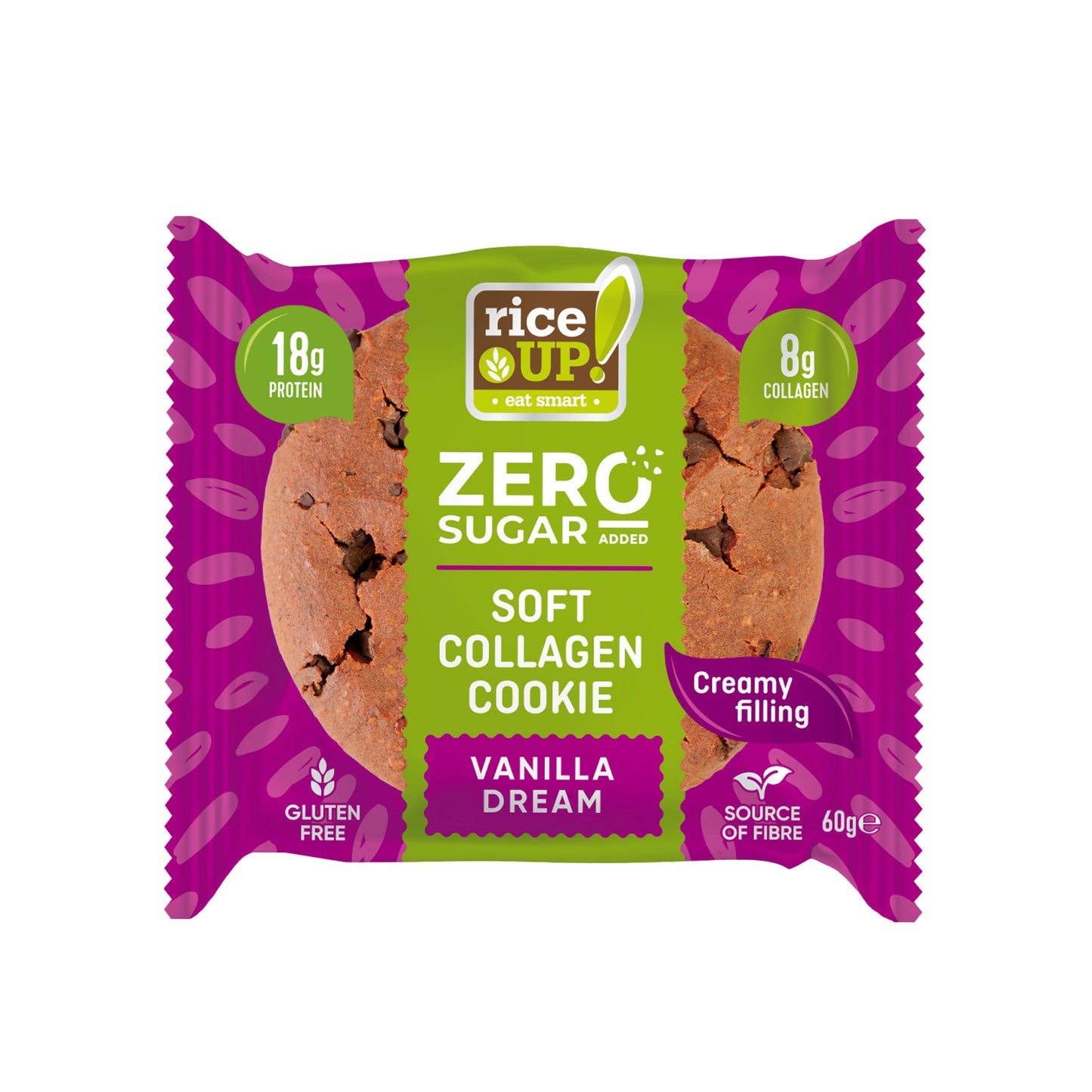 RiceUp Collagen Cookie Vanilla Dream 60 gr