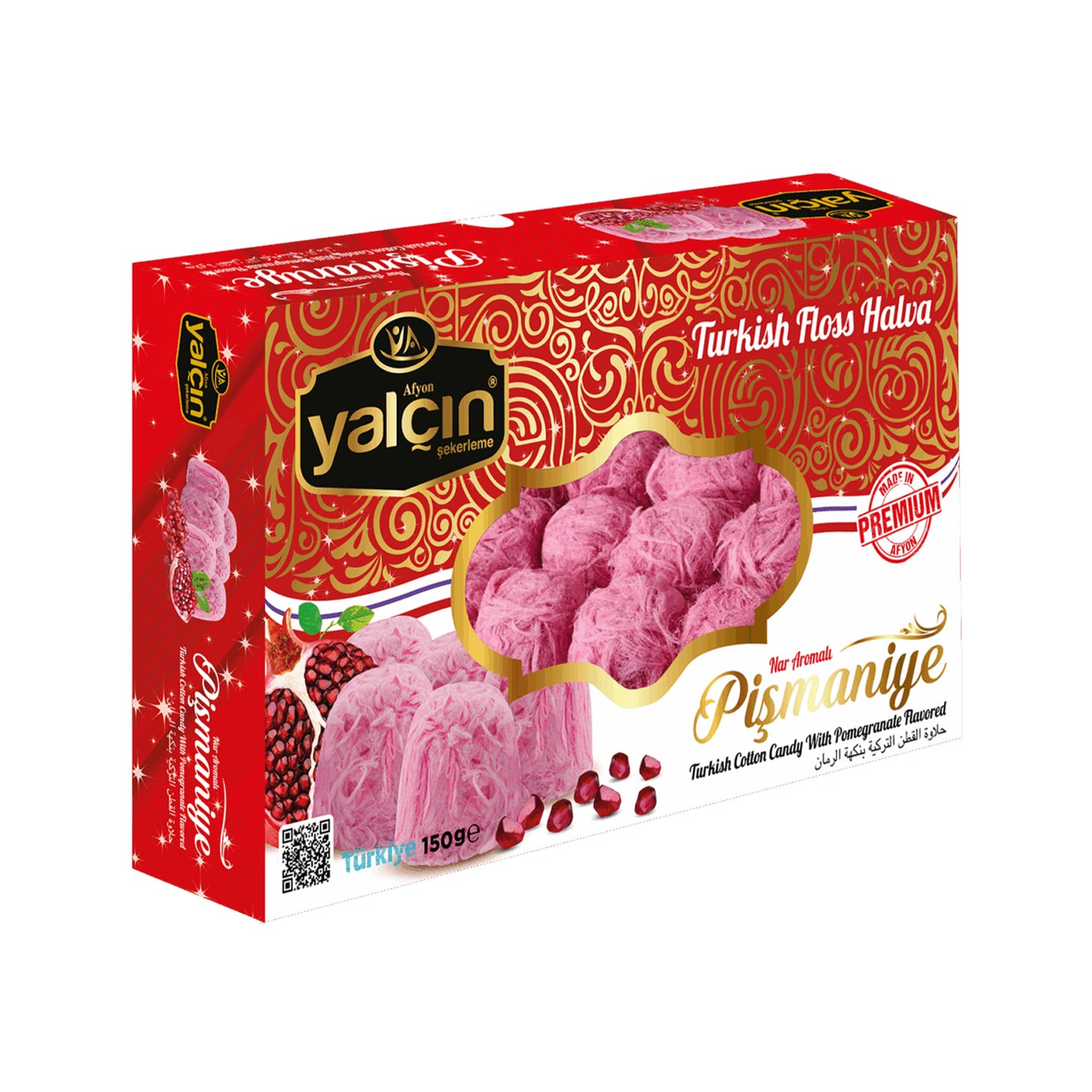 Yalcin Cotton Candy Pomegranate 150 gr