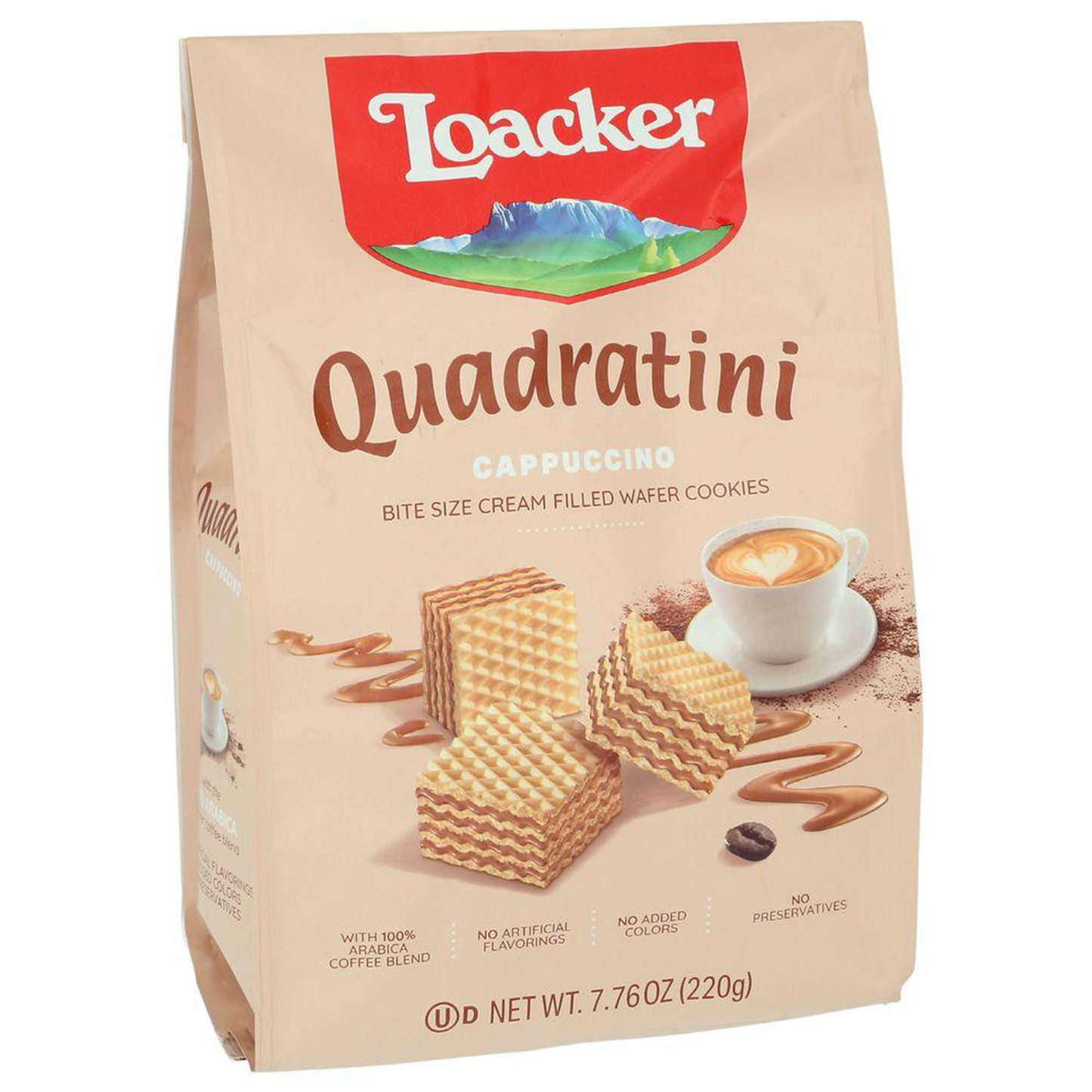 Loacker Quadratini Cappuccino 8.8 Oz (250 Gr)