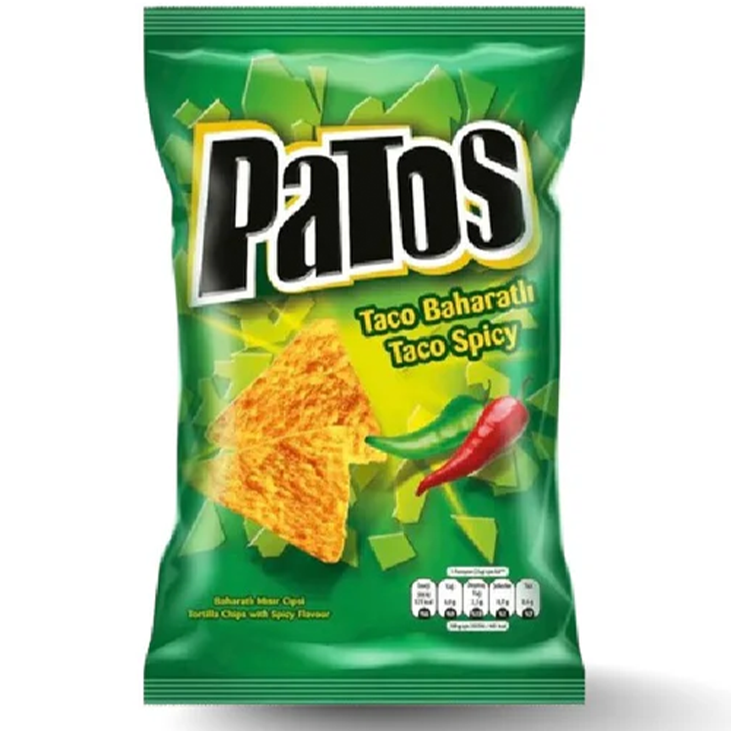 Patos Taco Spicy Corn Chips 100 g