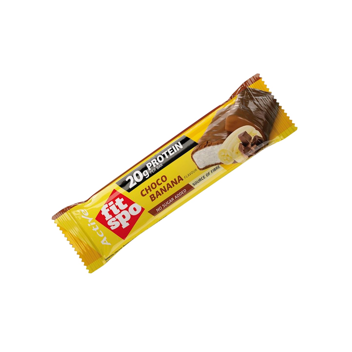 FitSpo Protein Bar Active 20 g Protein Choco Banana 60 g