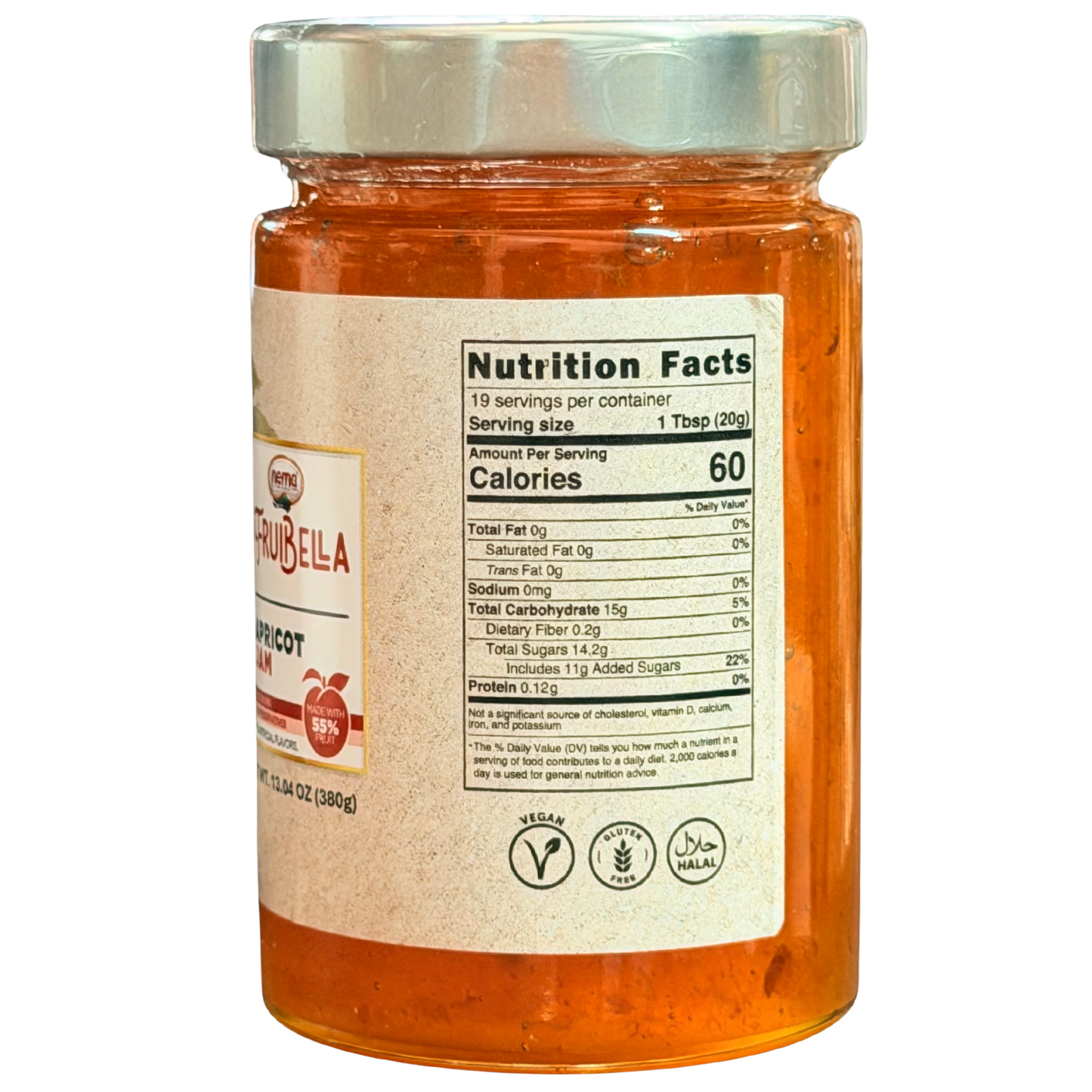 Nema Fruibella Apricot Jam 380 gr