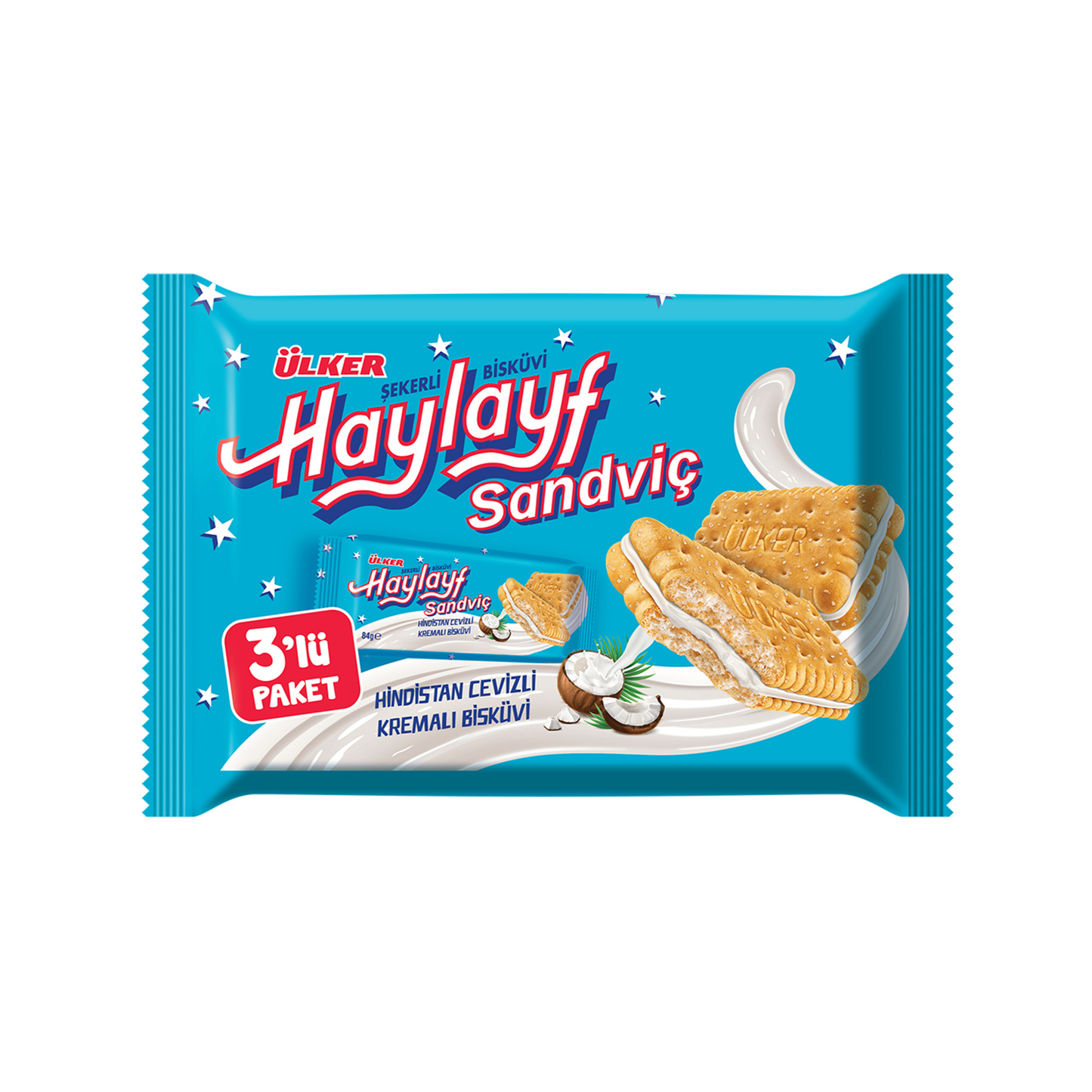 Ulker Haylayf Sandvic 84 gr x 3