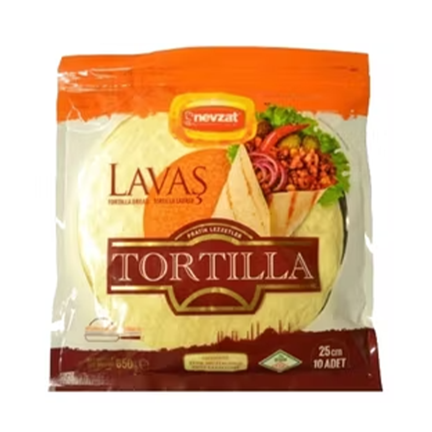 Nevzat Tortilla Lavas 25 cm 650 gr