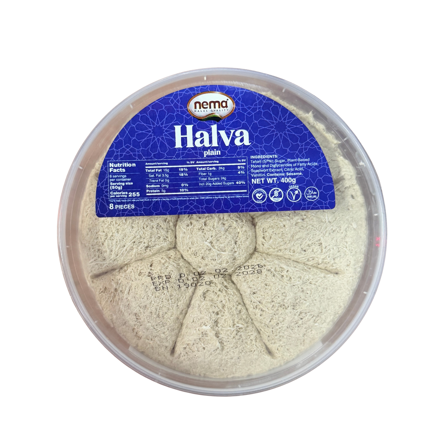 Nema Plain Halva 400 gr