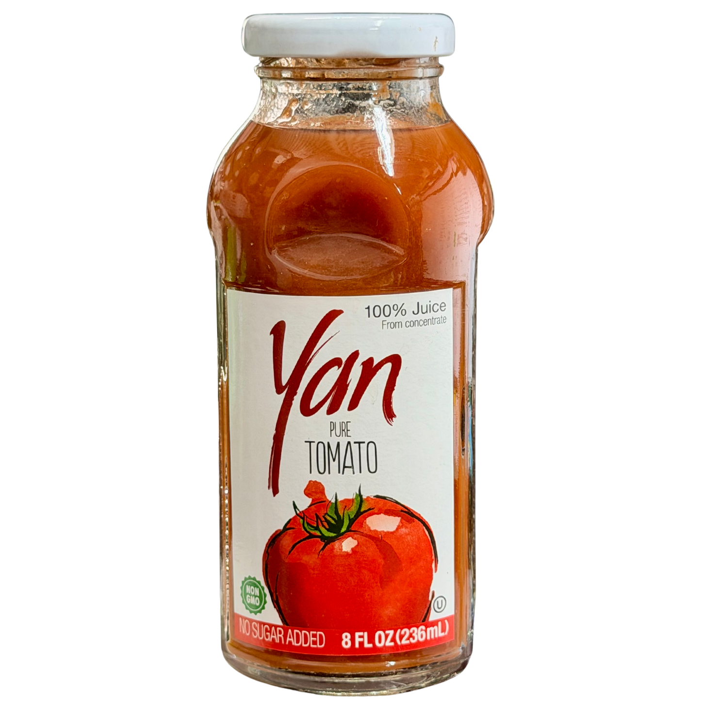 Yan Tomato 100%Juice Cold Pressed No Sugar 8 oz(236 ml)