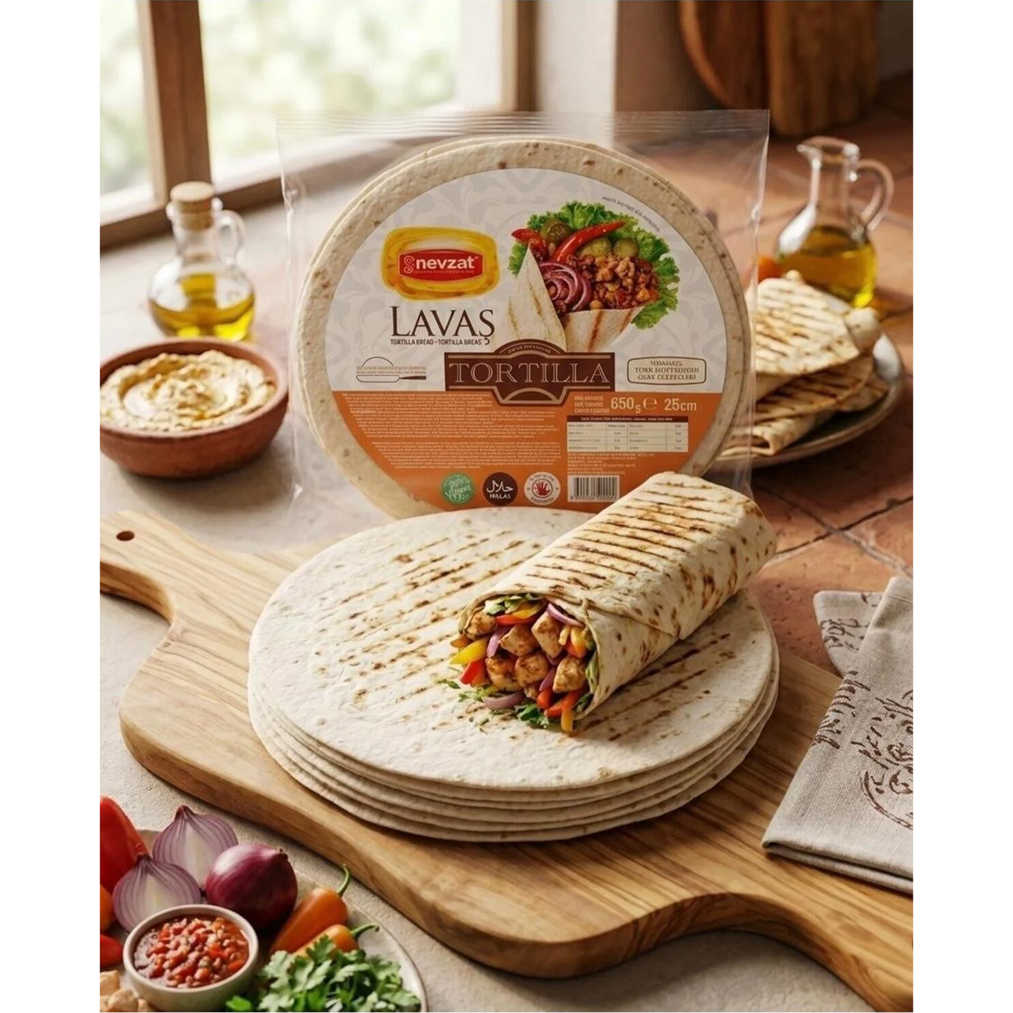 Nevzat Tortilla Lavas 30 cm 900 gr