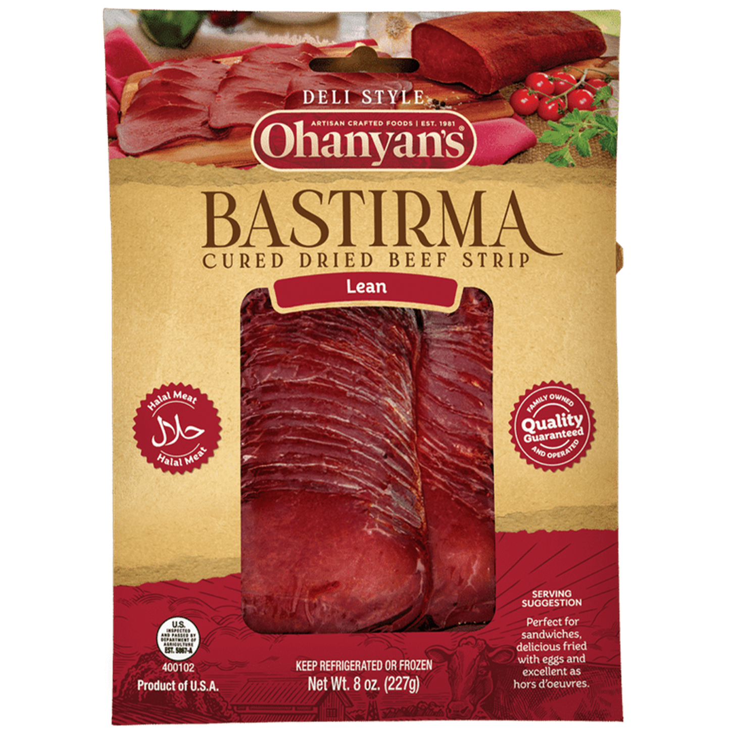 Ohanyans Halal Bastirma 227 gr