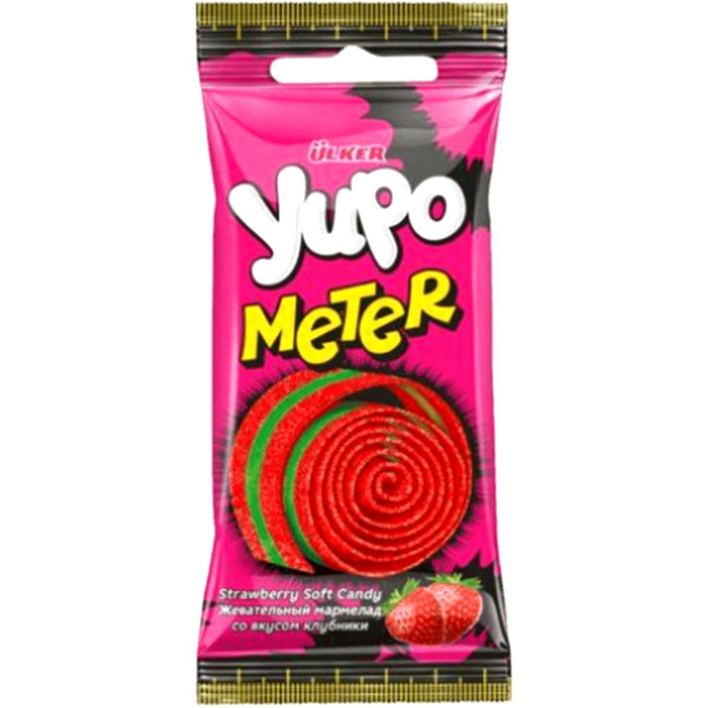 Yupo Jelly Meter Strawberry Soft Candy 50 g