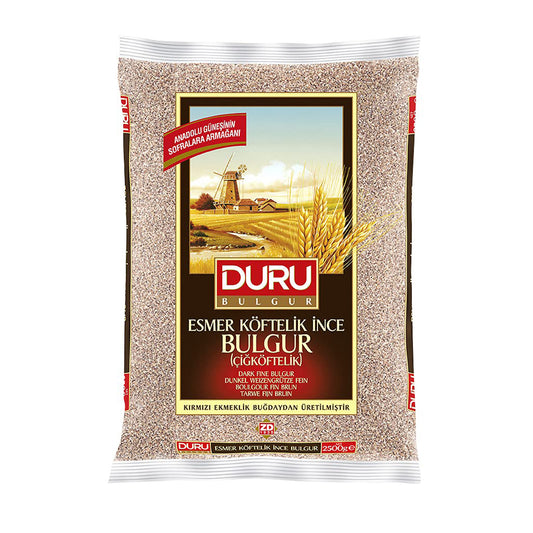Duru Brown Fine Bulgur 5.51 Lb ( 2500 Gr)