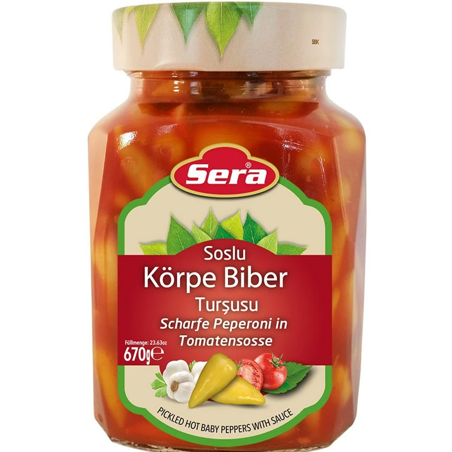 Sera Hot Baby Peppers Hot sauce 720 ml