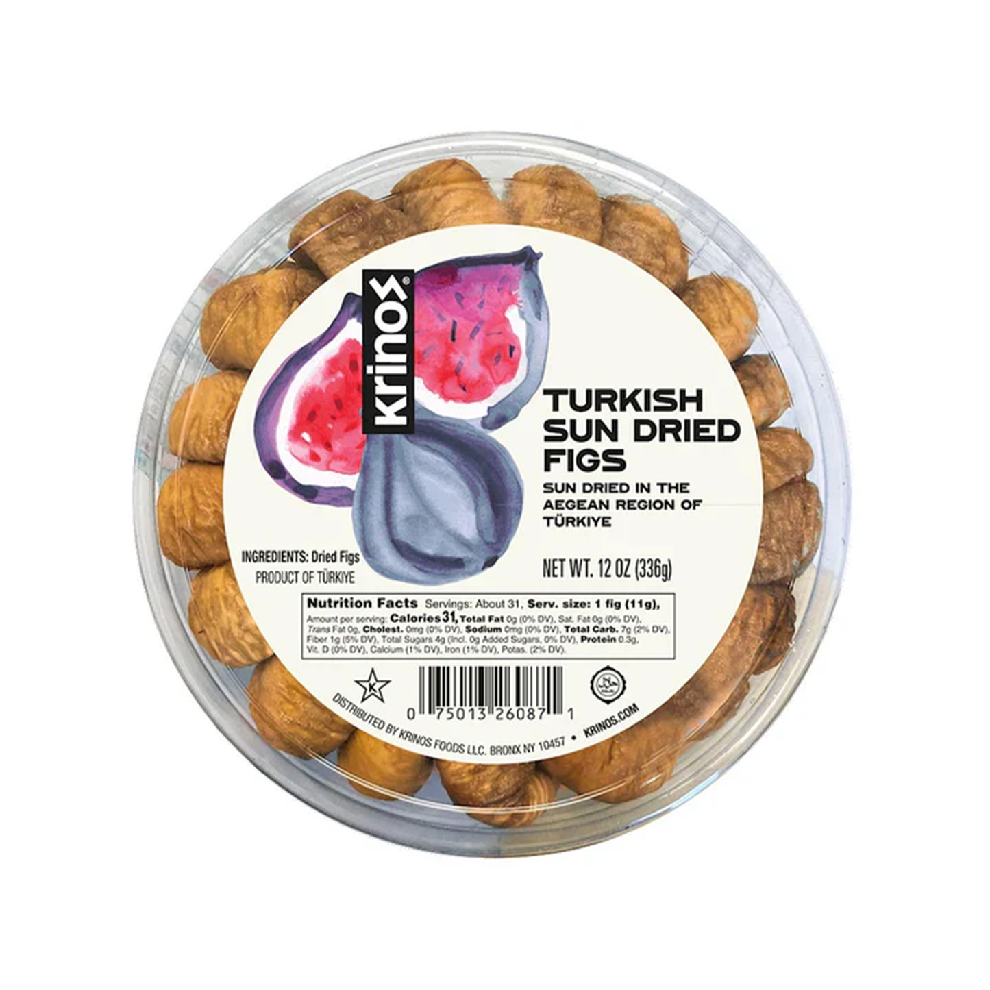 Krinos Turkish Figs 12 oz