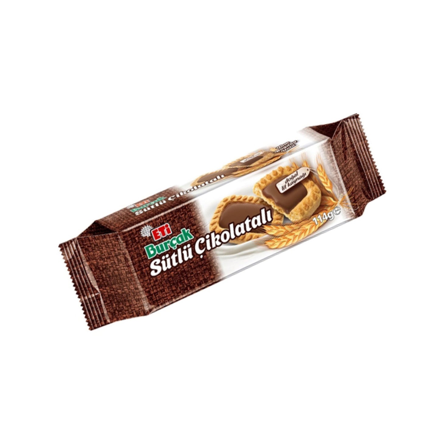 Eti Burcak Milk Chocolate Biscuit 114 Gr