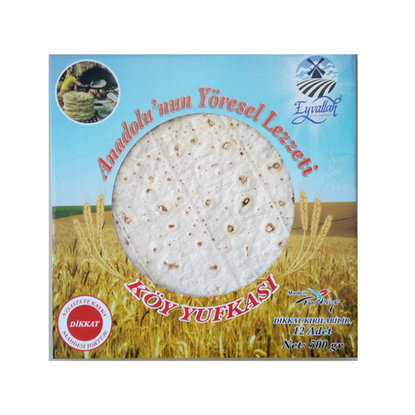 Eyvallah Village Dough (Koy Yufkasi) 500 gr
