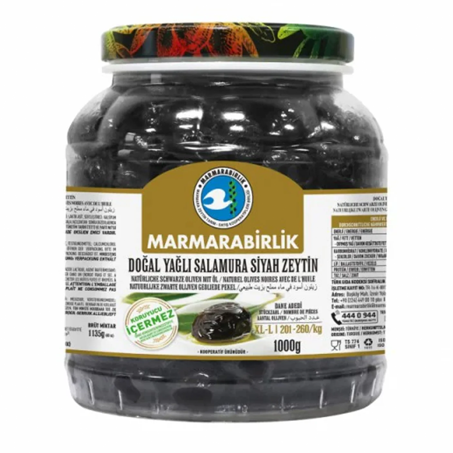 Marmarabirlik Blk Olvs XL-L 1000 gr