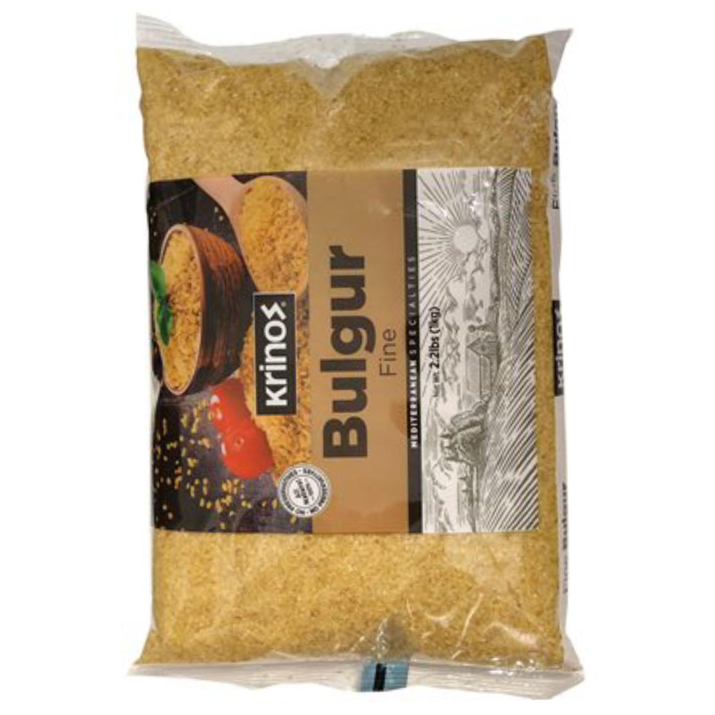 Krinos Fine Bulgur 2.2 lb (1 kg)