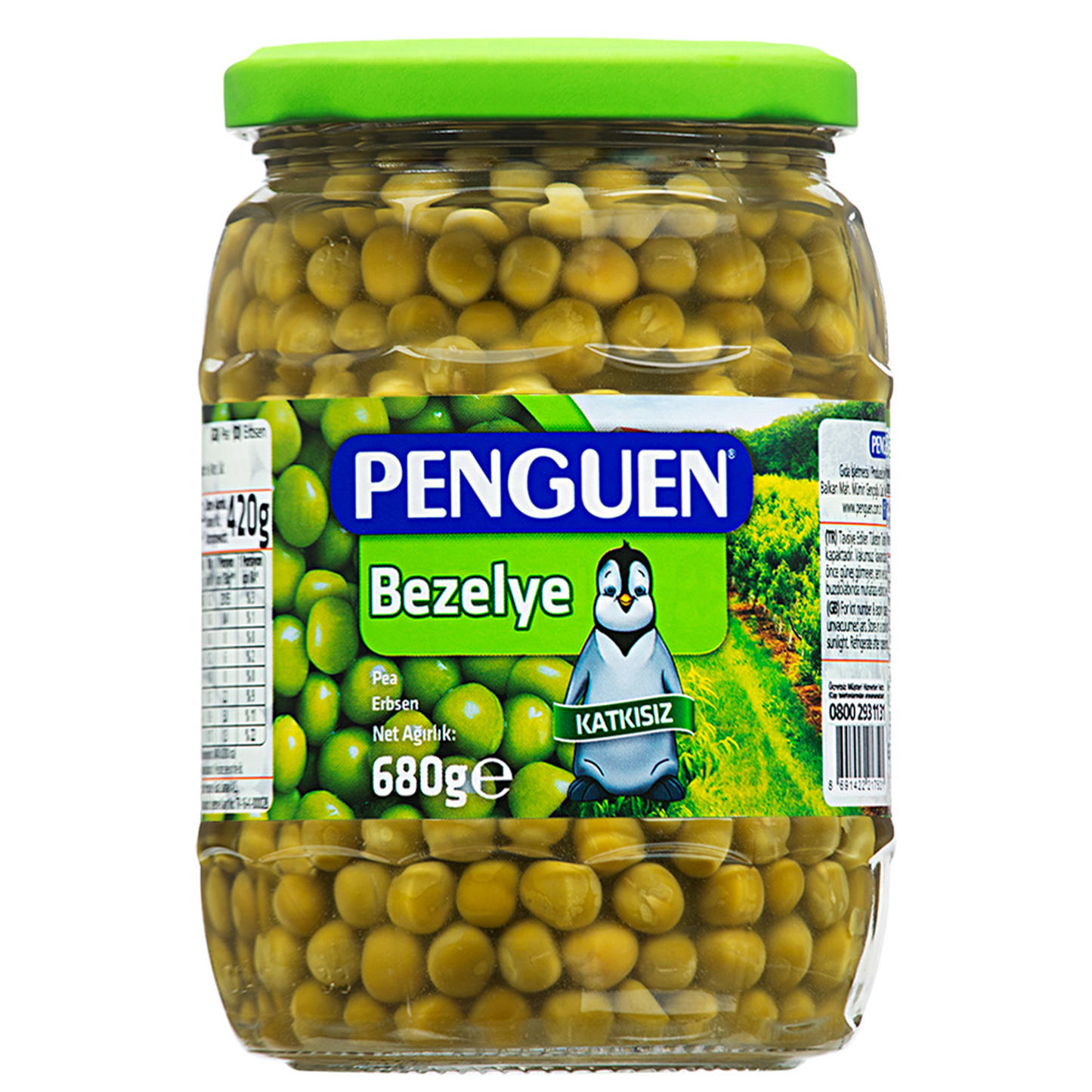 Penguen Green Peas 24 oz (680 g)