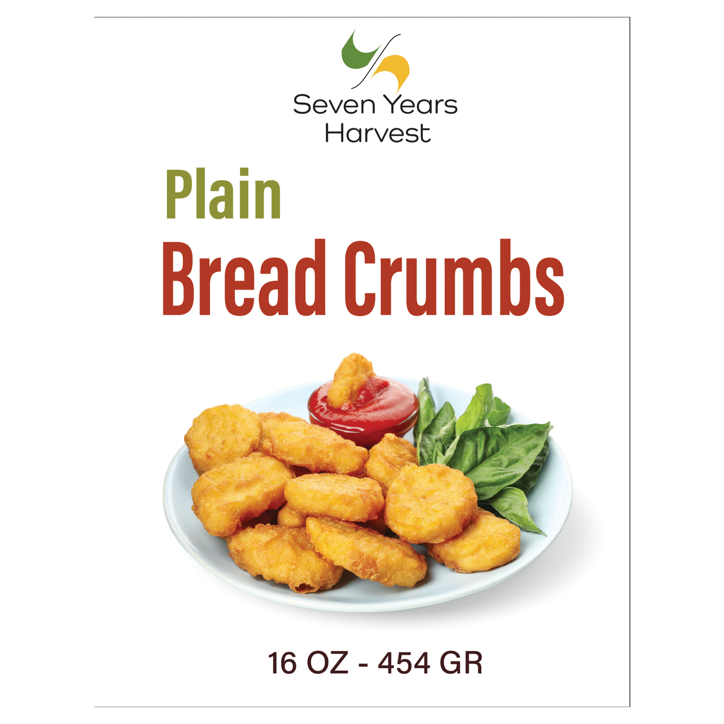 Seven Years Harvest Plain Bread Crumbs 16 oz