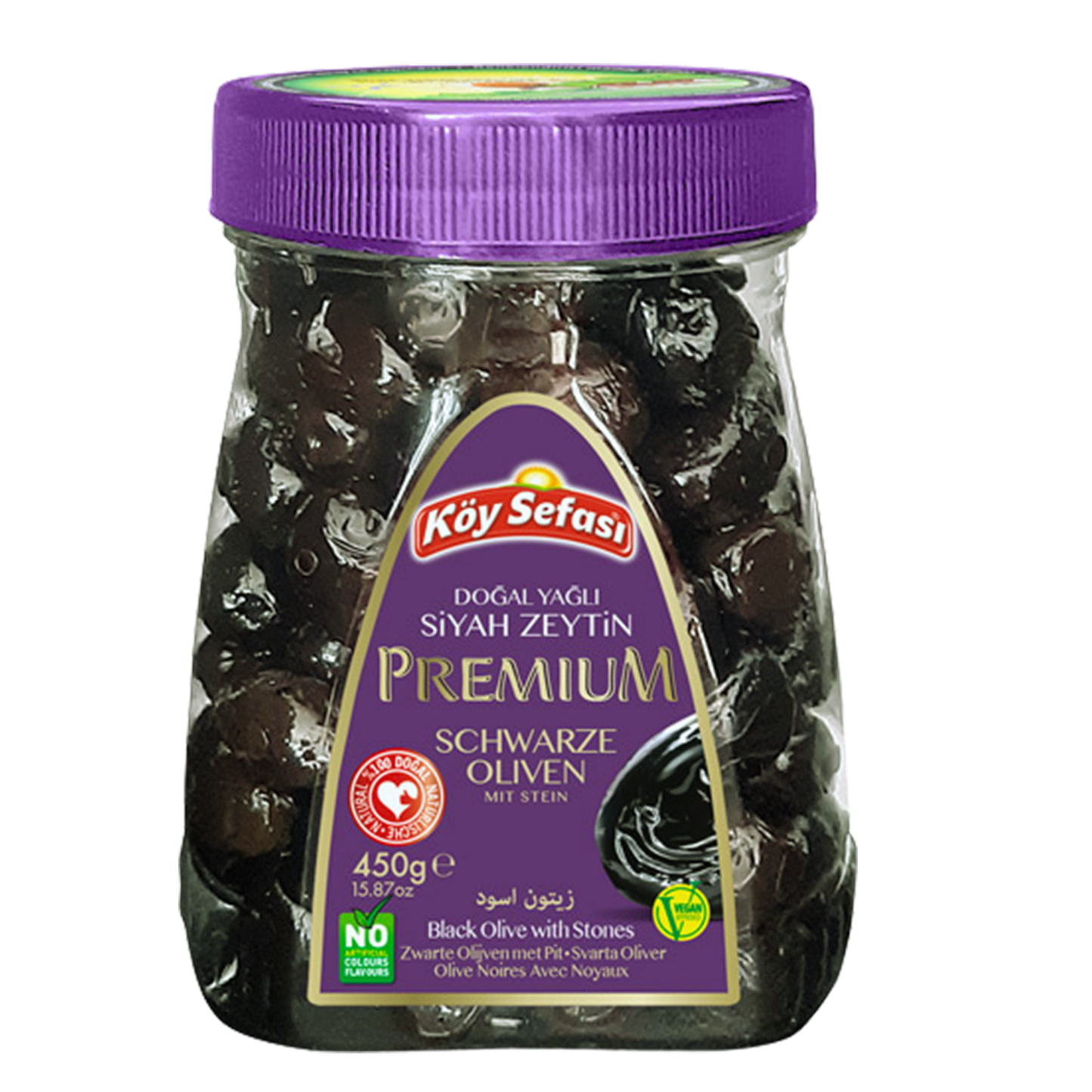 Koy Sefasi Premium Black Olive w Stones 450 Gr