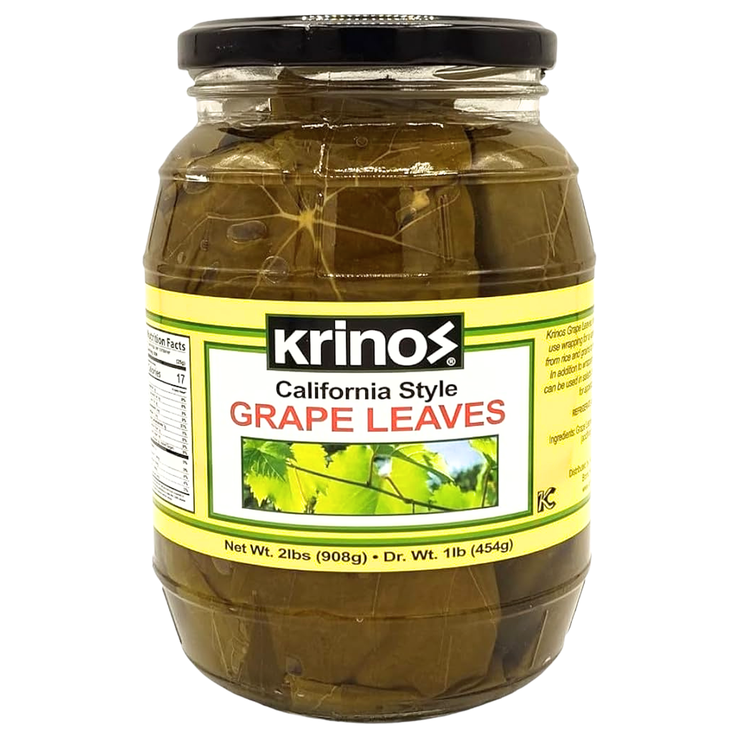 Krinos Grape Leaves 2 lb (908 Gr)