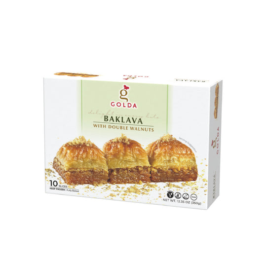 Golda Baklava With Double Walnuts 12.35 Oz (350 Gr)