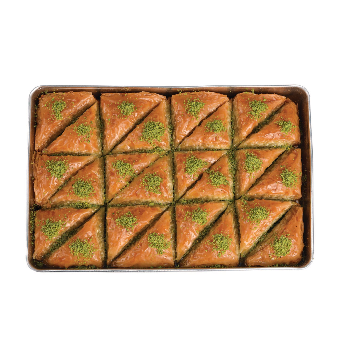 Golda Baklava Small Triangles- Muska Double Pistachios 3.1 lbs