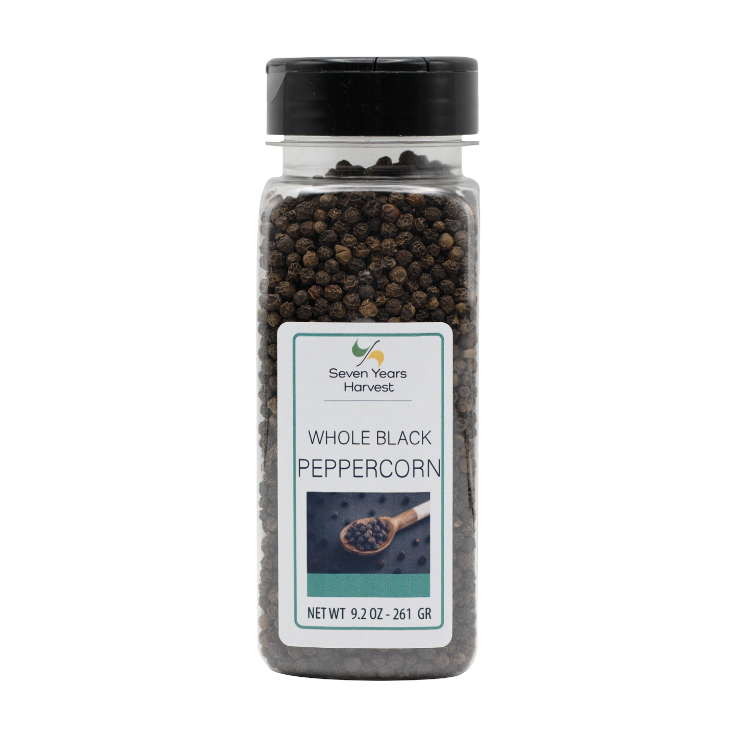 Seven Years Harvest Whole Black Peppercorn 9.2 Oz (261 Gr)