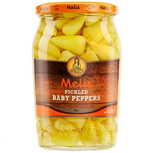 Melis Pickled Baby Peppers 720 Ml