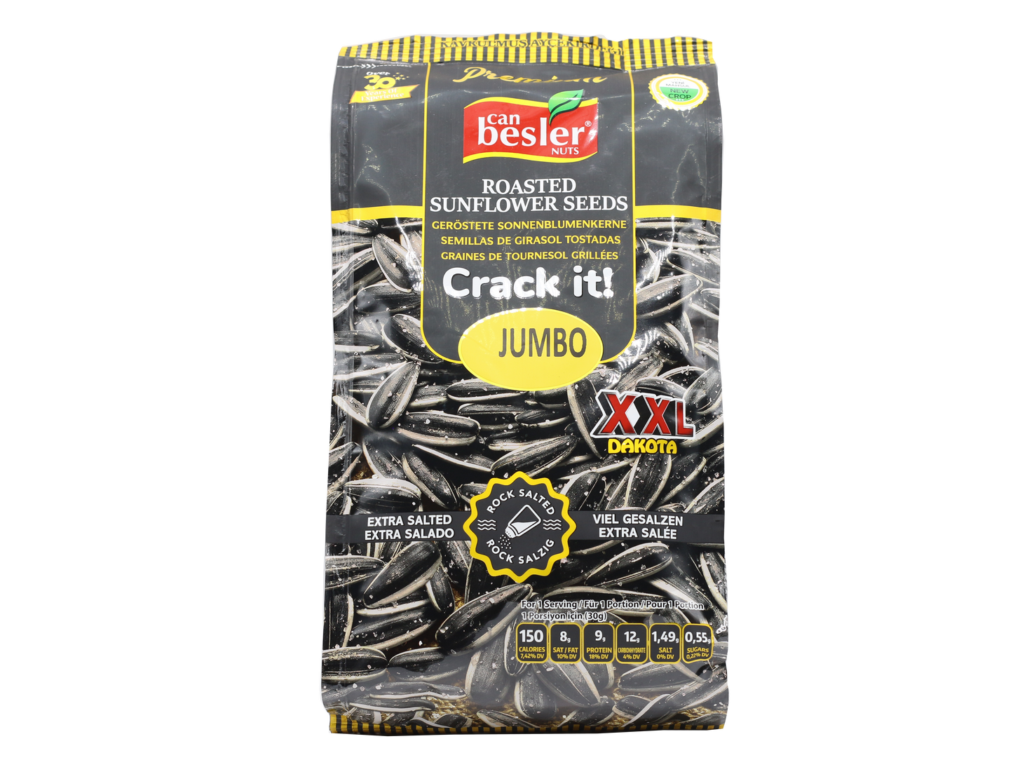 Besler Sunflower Seeds XXL Extra Salted 9 oz (256 Gr)