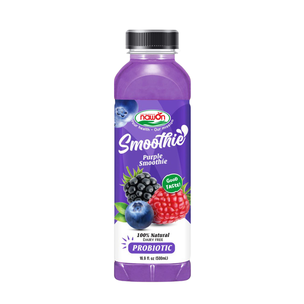 Nawon Purple Smoothie, No Sugar Added, 500 ml
