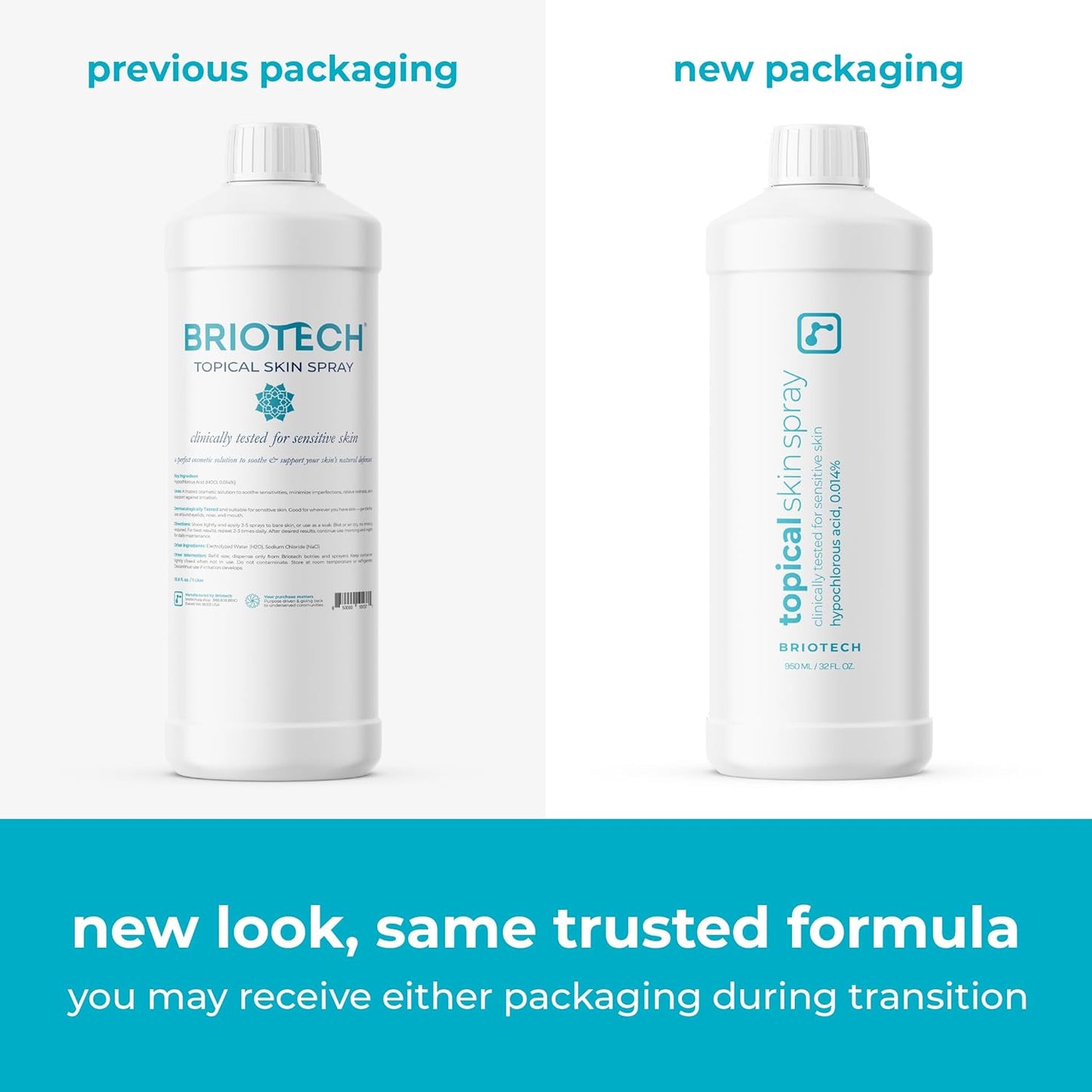 Briotech Topical Skin Spray 33.8 Fl Oz 1 LT