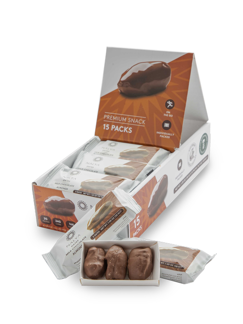 Nalya Milk Chocolate Dates w Almond 30 gr