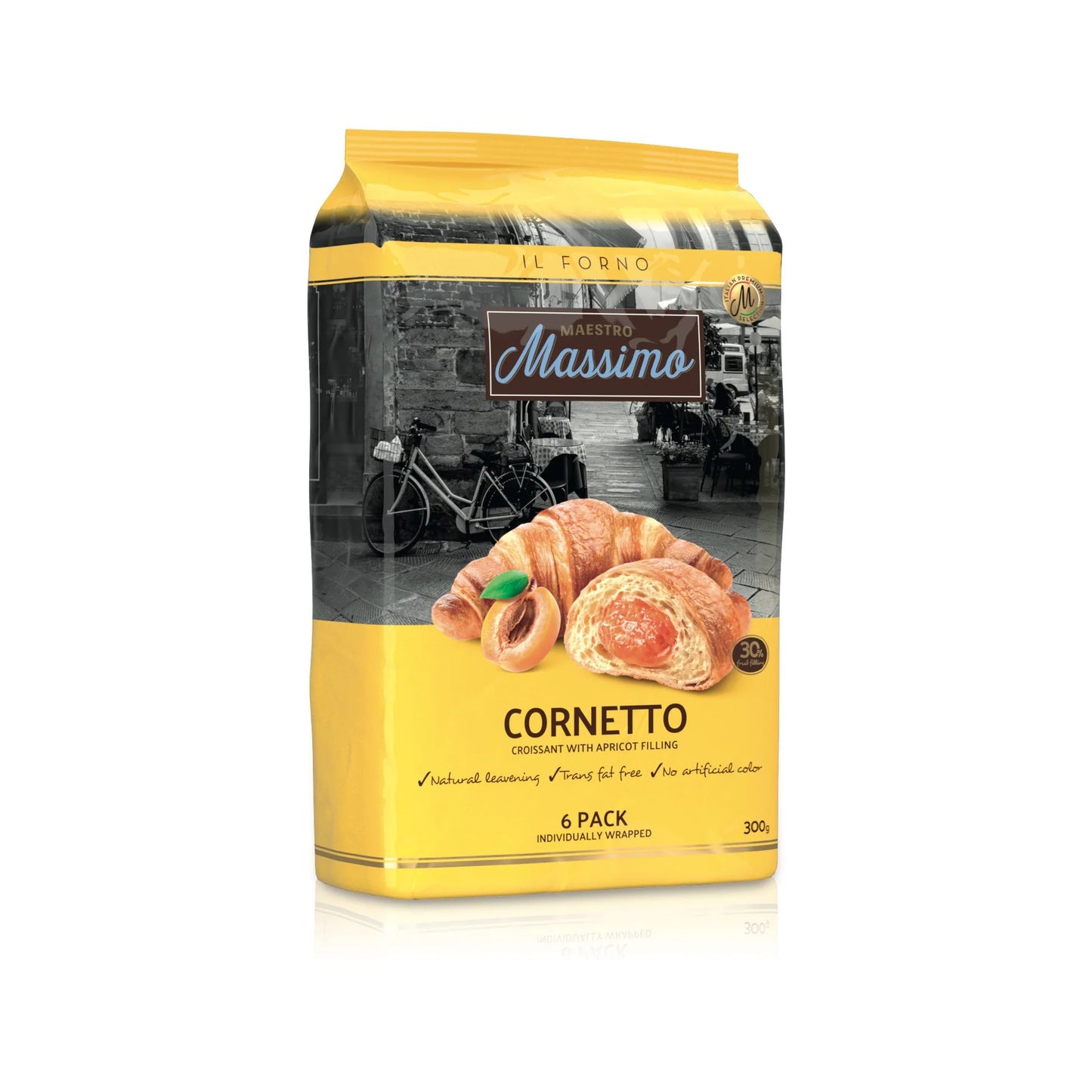 !Massimo Croissant Apricot 6 Pcs 300 Gr