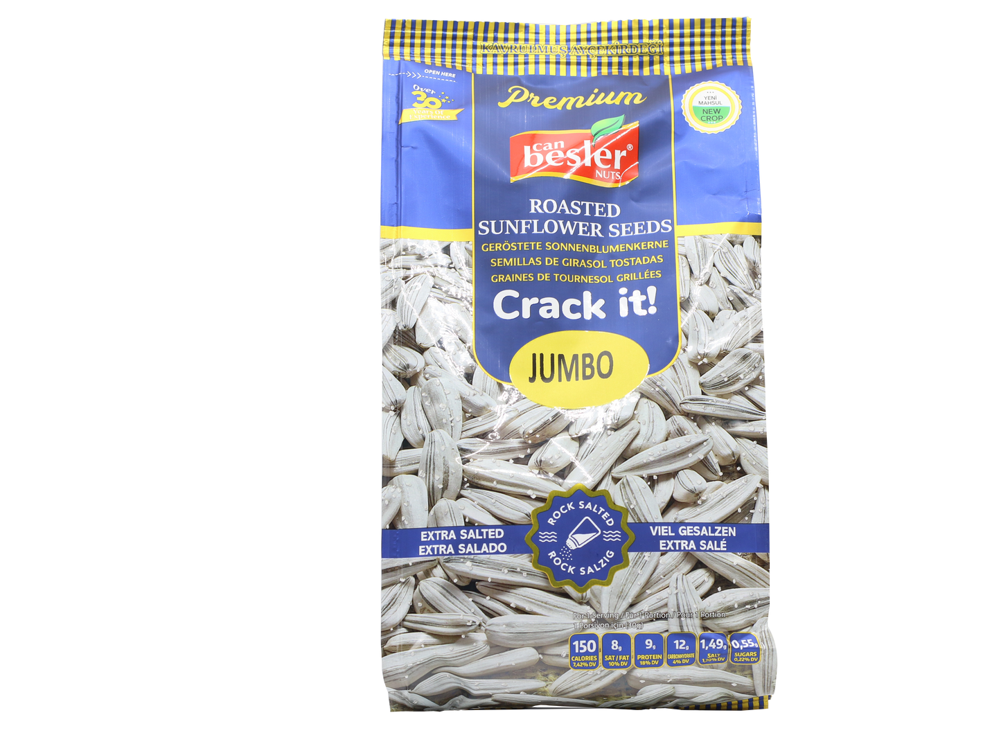 Besler White Sunflower Extra salted Seeds XXL 9 oz (256 Gr)