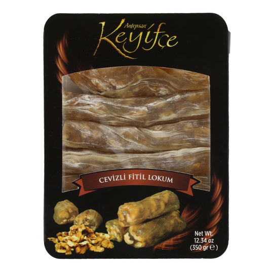Keyifce Turkish Delight With Walnut Roll ( fitil Lokum ) 350 Gr