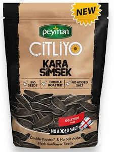 Peyman Citliyo Black sunflower Seeds Unsalted 284 Gr