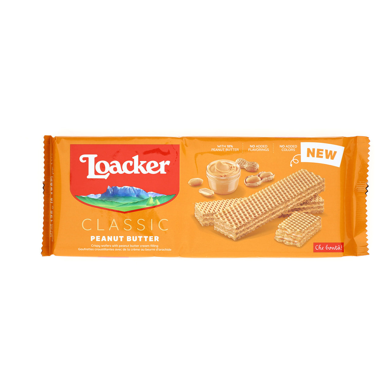 Loacker Peanut Butter Wafers 4.4 Oz (125gr)