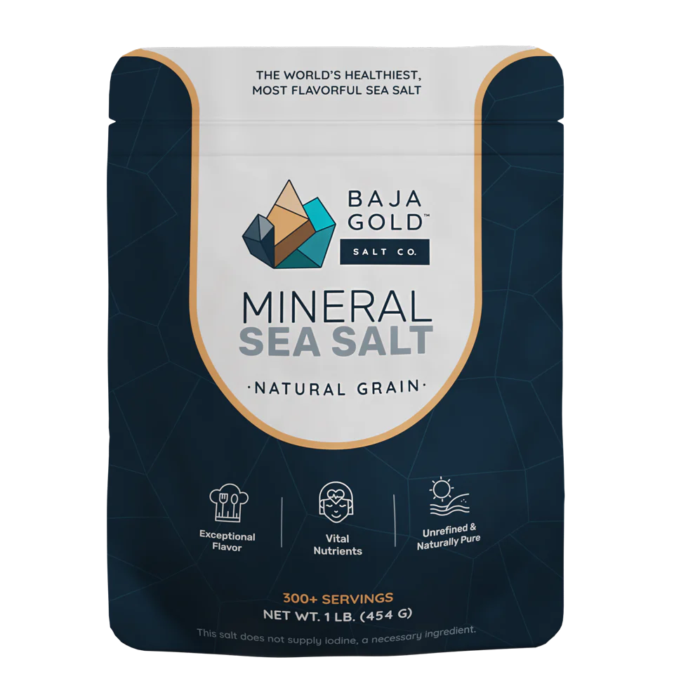 Baja Gold Mineral Sea Salt Natural 1 LB