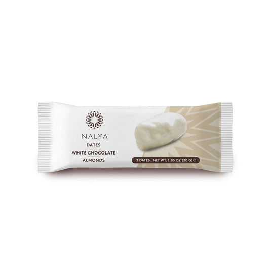 Nalya White Chocolate Dates w Almond 30 gr