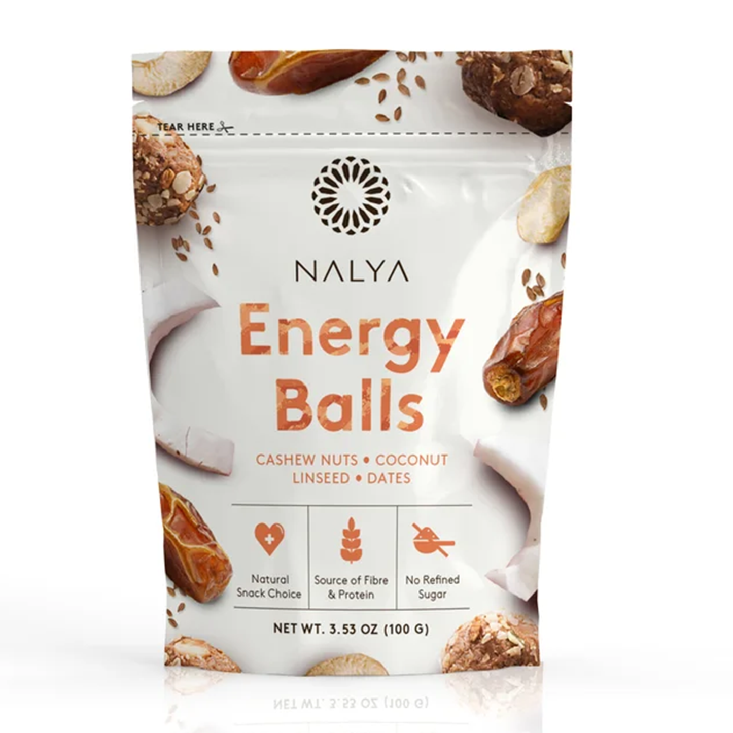 Nalya Energy Balls Cashews 3.53 Oz (100 gr)