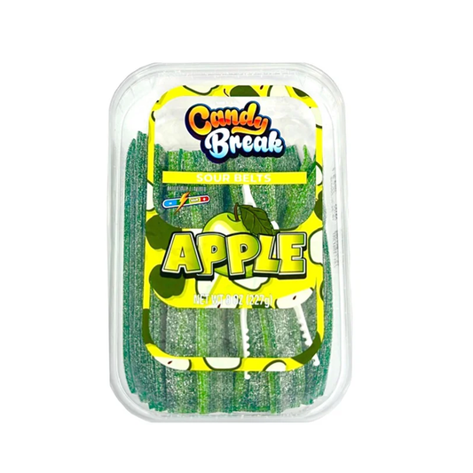 Candy Break Sour Belts Apple 227 gr