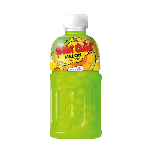 American Drop Cobi Cobi Juice Drink with Nata De Coco, Melon, 320 ml