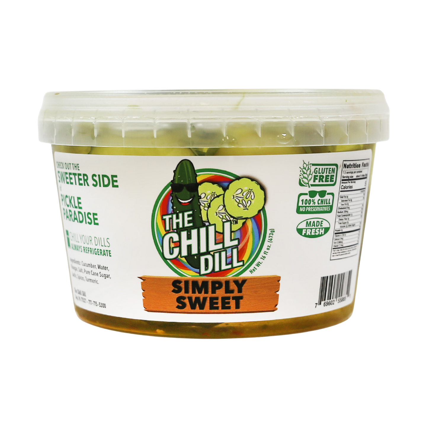 The Chill Dill Smply Sweet 16 oz(473 gr)