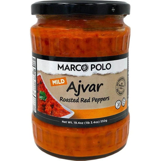 Marco Polo Roasted Red Pepper Spread Ajvar Mild 550 gr