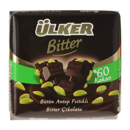 Ulker %60 Dark Chocalate Pistacios 2.3 Oz (65 Gr)