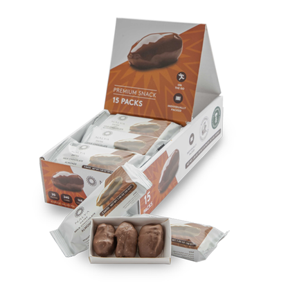 Nalya Milk Chocolate Dates w Almond 16 Pack 480 gr